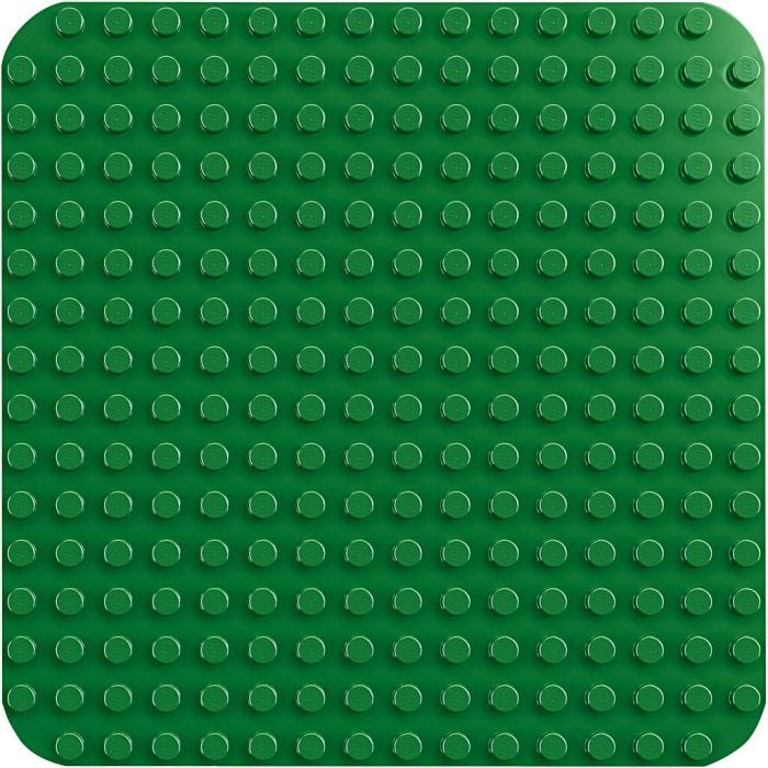 LEGO® DUPLO® grön byggplatta, stl. 25x30 cm, 1 st.