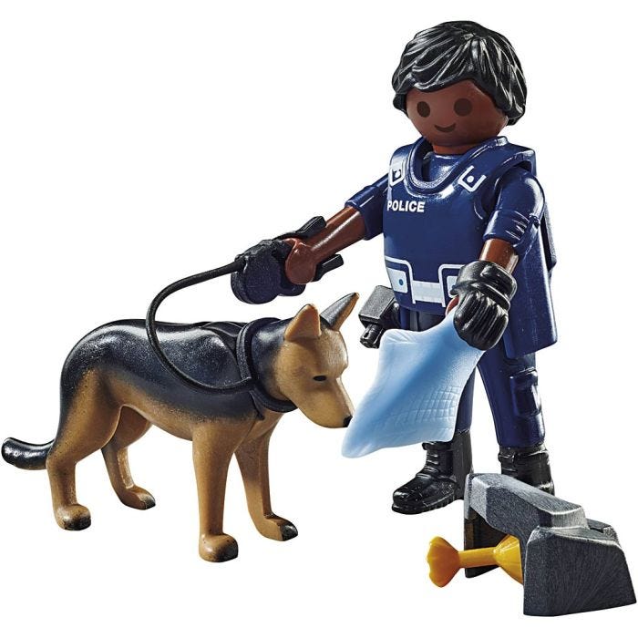 Playmobil Polis med Spårhund, 1 set