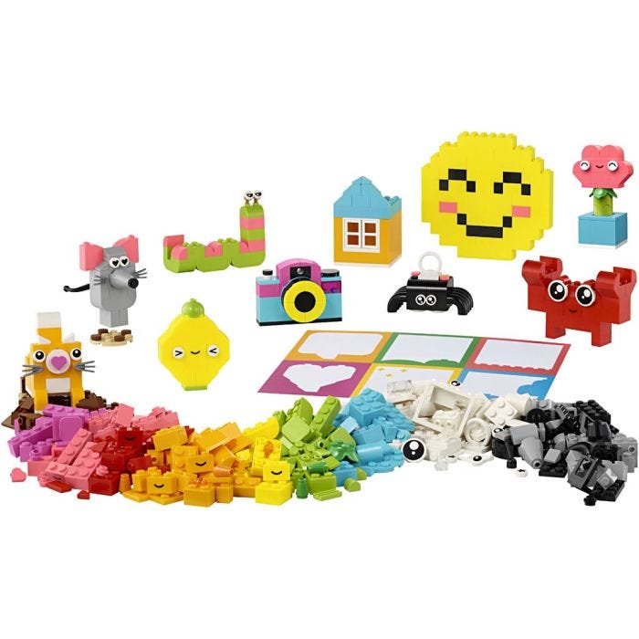 LEGO® Classic Creative Happy Box, 680 delar/ 1 förp.