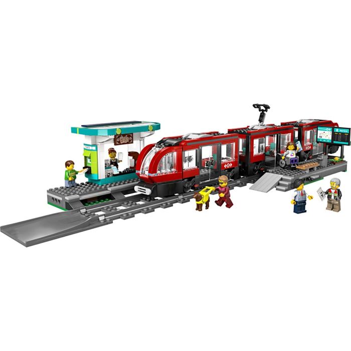 LEGO® City Light tågbana och station, 811 delar/ 1 förp.