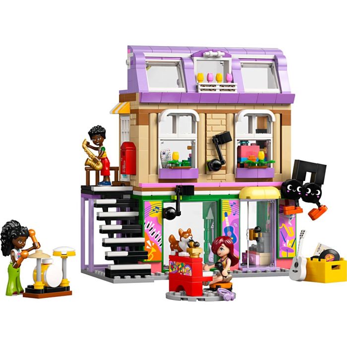 LEGO® Friends Music Store and Apartment, 483 delar/ 1 förp.