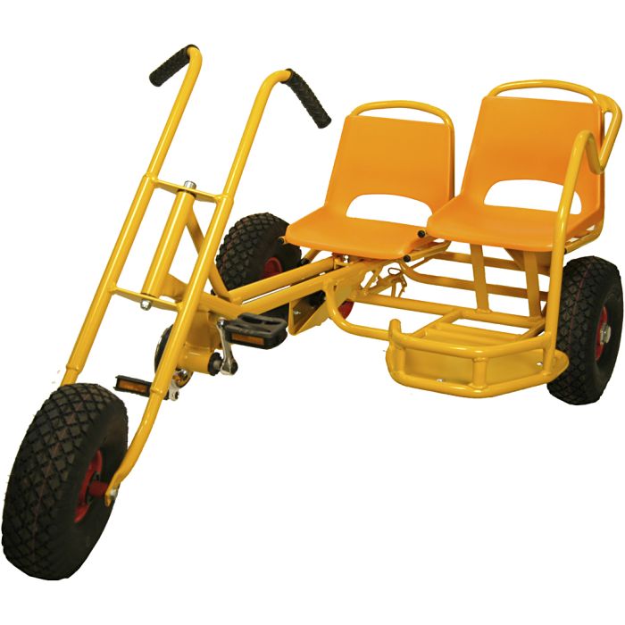 RABO Moon-Harley Twin, stl. 144x85x71 cm, gul, 1 st.