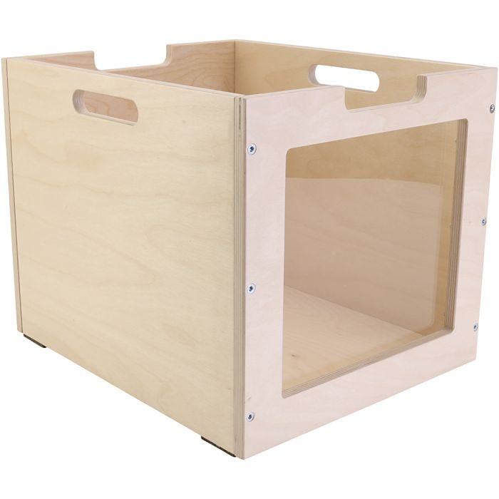 Förvaringslåda, H: 34.5 cm, D: 44 cm, B: 37 cm, 1 st.