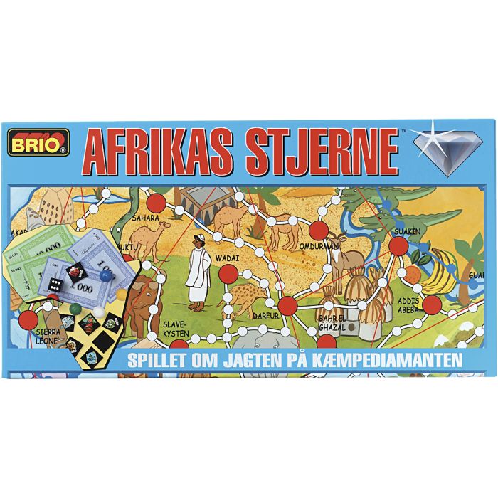 Afrikas Stjärna, DK, 1 st., Dansk text