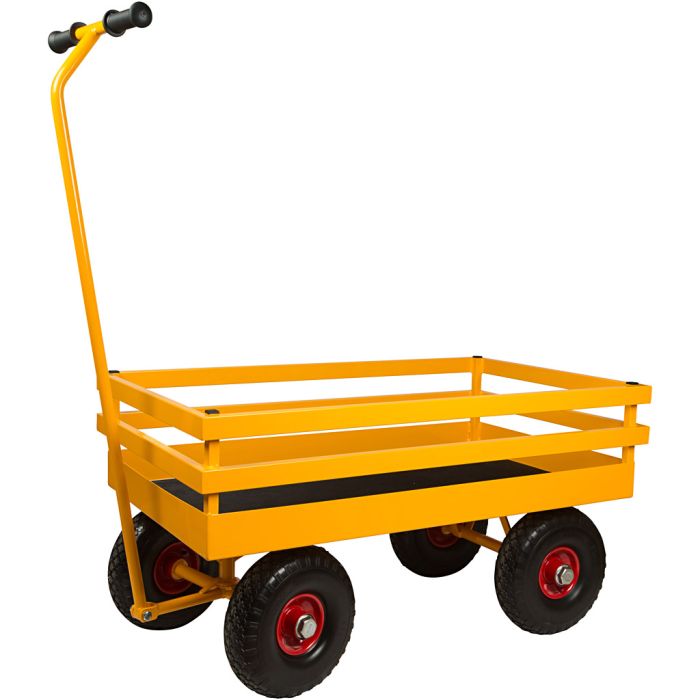 RABO Moon-Car Dragvagn, H: 24, L: 100 cm, B: 58 cm, gul, 1 st.