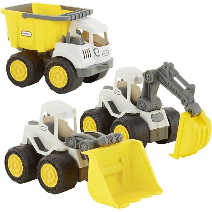 Little Tikes Dirt Diggers 2-in-1, stl. 27x24x38 cm, 3 st./ 1 set