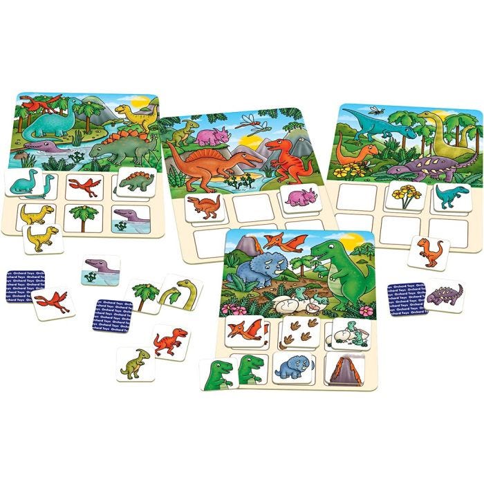 Dinosauriebildlotteri, 1 förp.
