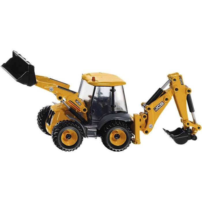 Siku Traktorgrävare, JCB 1:50, H: 84 mm, L: 180 mm, B: 51 mm, 1 st.