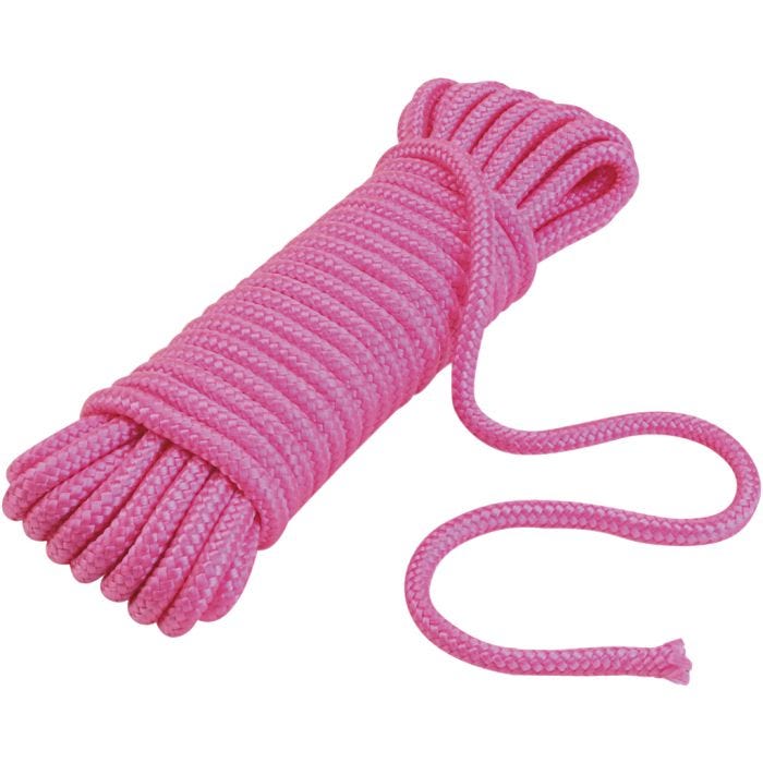 Hopprep utan handtag, Dia. 7 mm, rosa, 10 m/ 1 st.