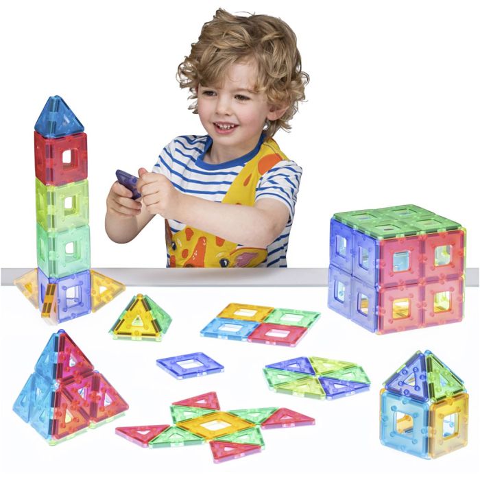 Eco Polydron Kindermag, stl. 7x7 cm, 96 delar/ 1 set