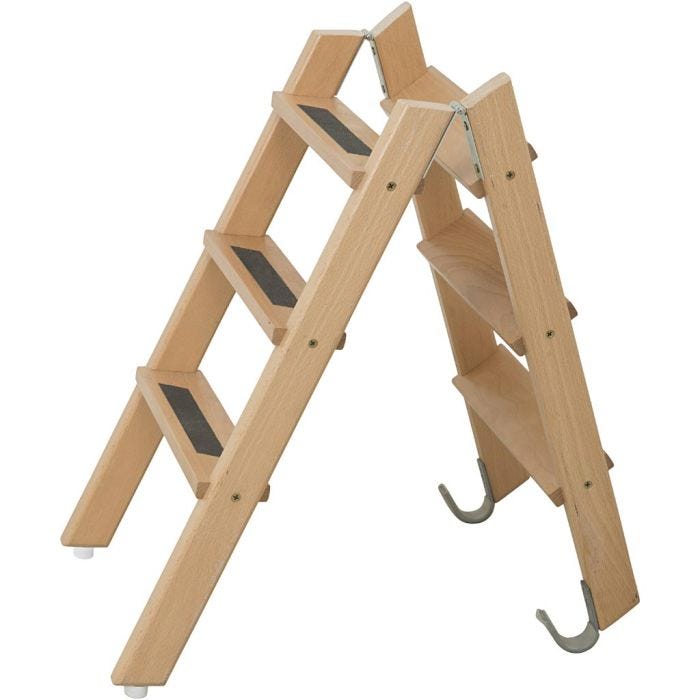 Hopfällbar stege till barnvagn, L: 103 cm, B: 33 cm, 1 st.