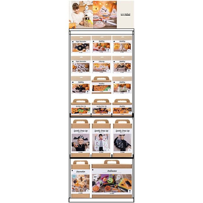 Golvdisplay, omonterad, Halloween, barn, H: 1580 mm, L: 600 mm, B: 400 mm, 100 enhet/ 1 st.