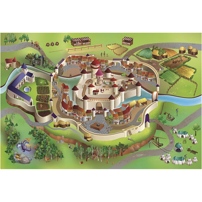 Lekmatta, Borg, stl. 100x150 cm, 1 st.