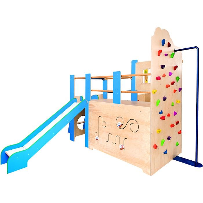 Lekskepp i trä, H: 240, D: 340 cm, L: 550 cm, 1 set