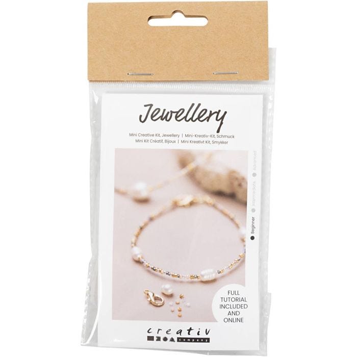 Mini DIY Kit Smycken, Armband och halsband med lås, 1 förp.