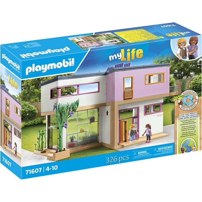 Playmobil dockskåp, H: 39,3 cm, L: 59,3 cm, B: 25,8 cm, 326 delar, 1 förp.