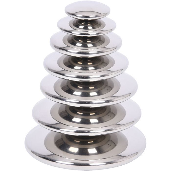 Sensoriska Spegelstenar, stl. 5-14 cm, 7 st./ 1 set