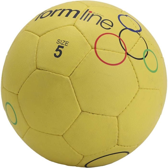Street fotboll, nr. 5, gul, 10 st./ 1 förp.