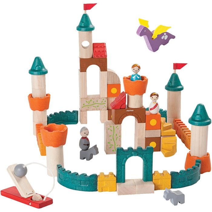 PLAN TOYS Fantasiklossar, 60st./ 1 set