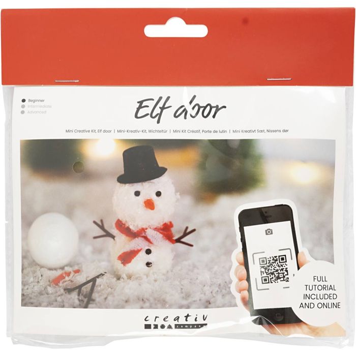 Mini DIY Kit Nissens Dörr, Snögubbe, 1 förp.