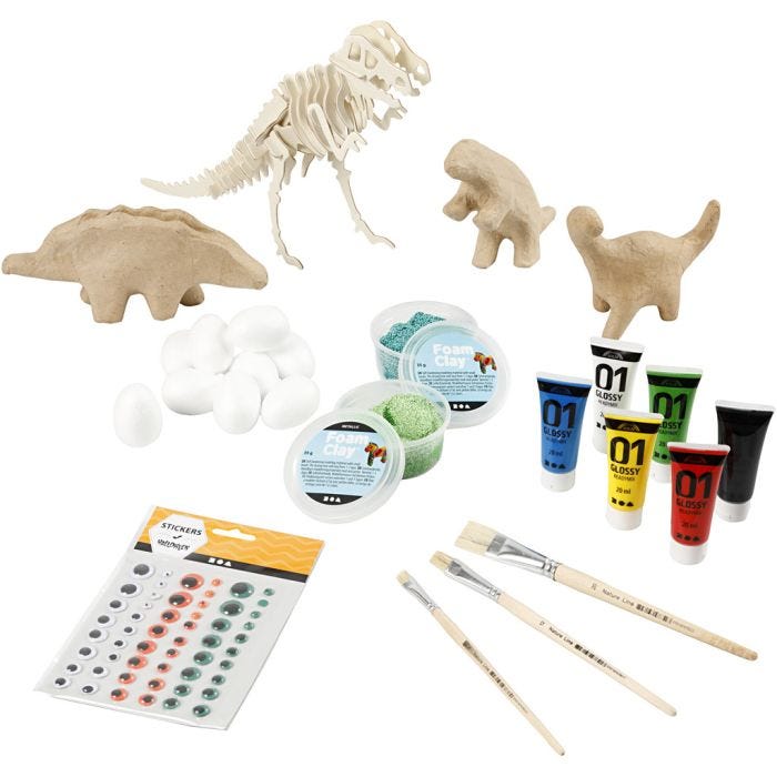 Pysselset - Dinosaur, 1 set