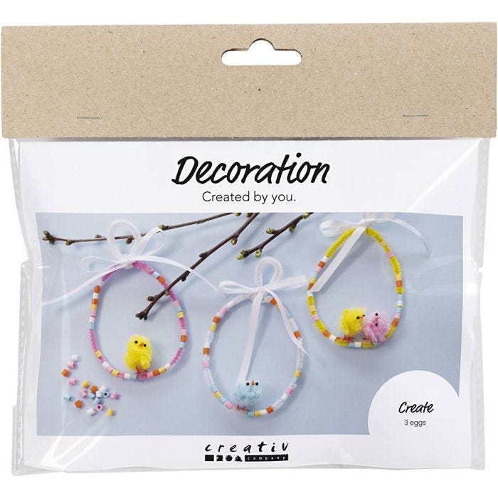 Mini DIY Kit Dekoration, mixade färger, 1 förp.