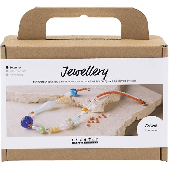 Mini DIY Kit Smycken, Kraftigt halsband, colorful, 1 förp.