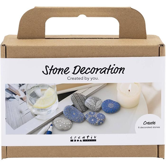 Mini DIY Kit Stendekoration, blå, 1 förp.