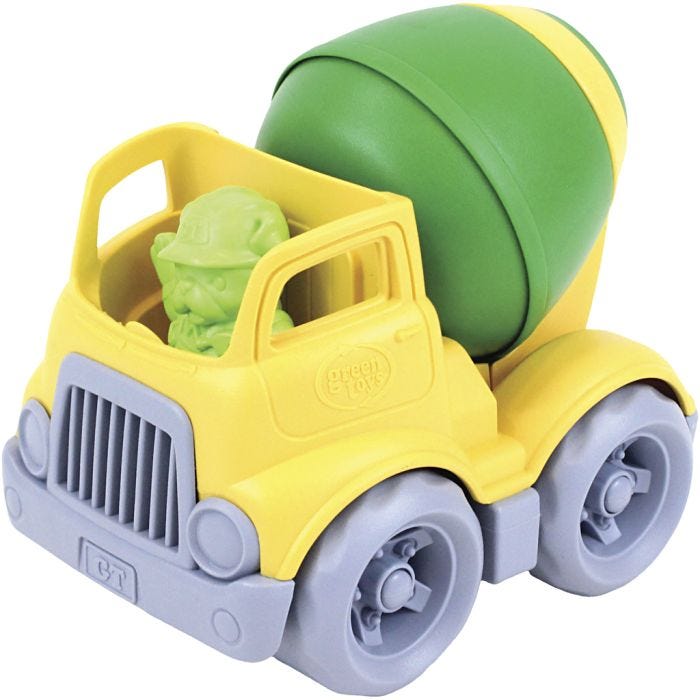 Green Toys cementbil, Cementbil, stl. 13 cm, 1 st.
