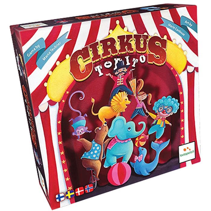 Cirkus Topito, DK, NO, SE, FI, 1 st.