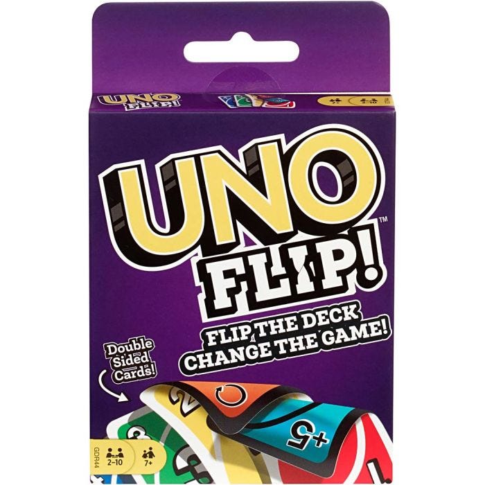 UNO Flip, L: 14 cm, B: 9 cm, 112 delar/ 1 förp.