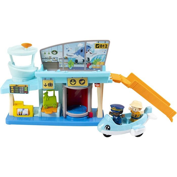 Fisher-Price flygplats, H: 28 cm, L: 38 cm, B: 13,5 cm, 1 set