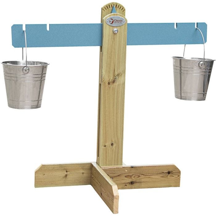 Våg för utomhusbruk , H: 79,5 cm, L: 75 cm, B: 63,5 cm, 1 st.