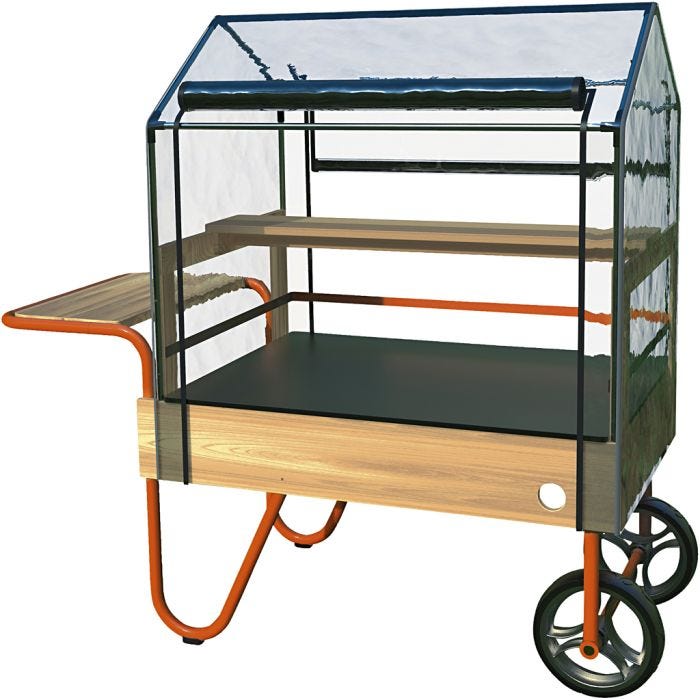 TopPlay by beleduc Drivhusvagn Utomhus, stl. 109x115x60 cm, 1 st.