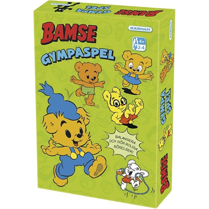 Bamse Gympaspel, 1 set