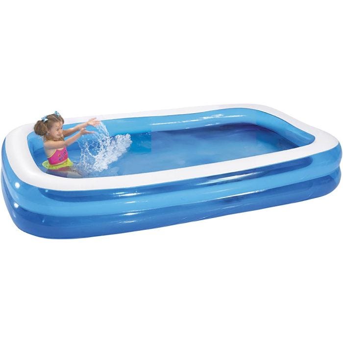 Uppblåsbar pool, 1161 L, H: 50 cm, L: 305 cm, B: 183 cm, 1 st.
