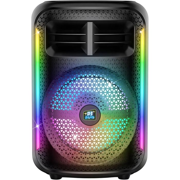 Karaokehögtalare med mikrofon, H: 36 cm, D: 22 cm, L: 25 cm, 1 st.