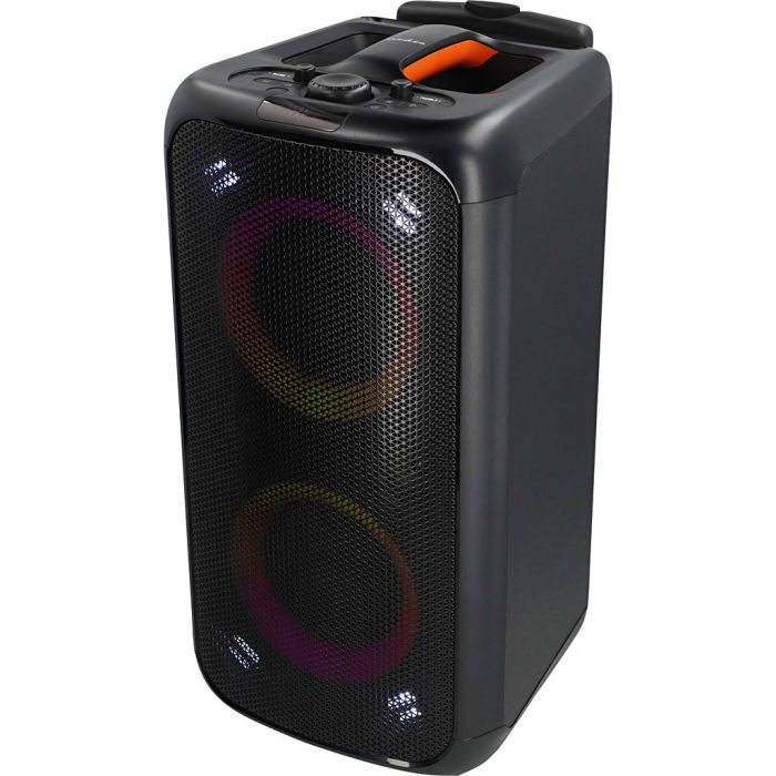 Högtalare med ljus och hjul, stl. 32x57x31 cm, 1 st.