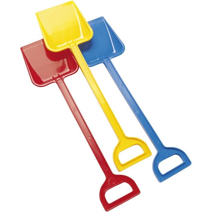 dantoy Spade, L: 50 cm, 10 st./ 1 set