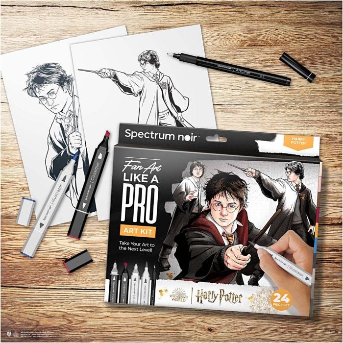 DIY Kit Illustration, Harry Potter, mixade färger, 1 förp.