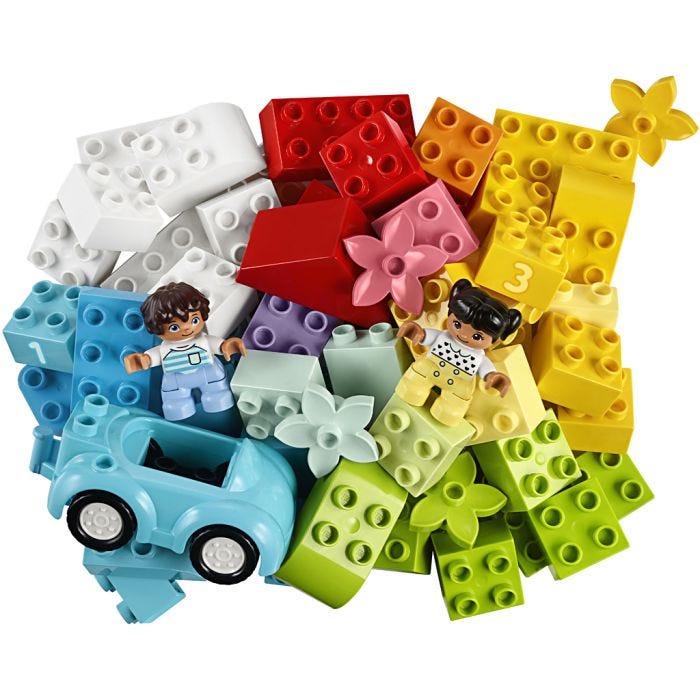 LEGO® DUPLO® Låda med klossar, 65 st./ 1 förp.