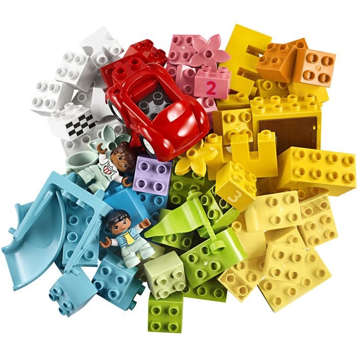 LEGO® DUPLO® Lyxlåda med klossar, 85 st./ 1 förp.