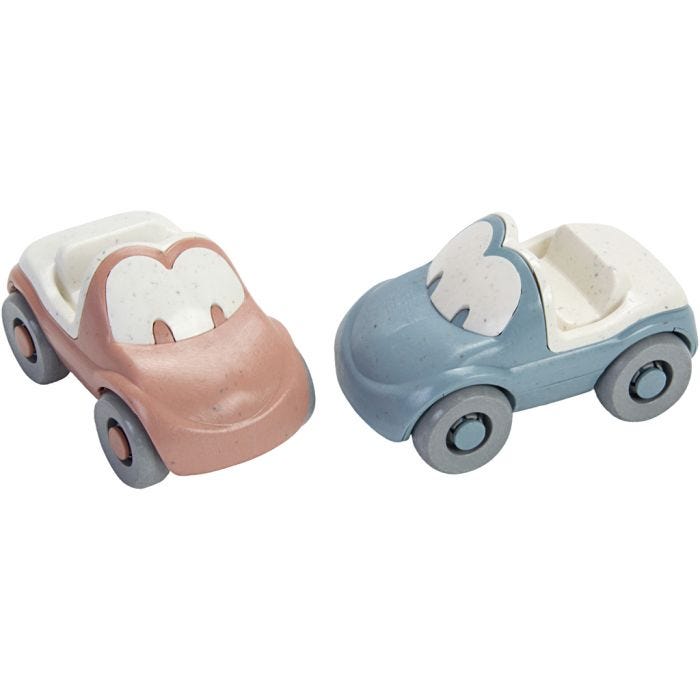 dantoy tiny BIO FunCars, stl. 9 cm, 6st./ 1 set