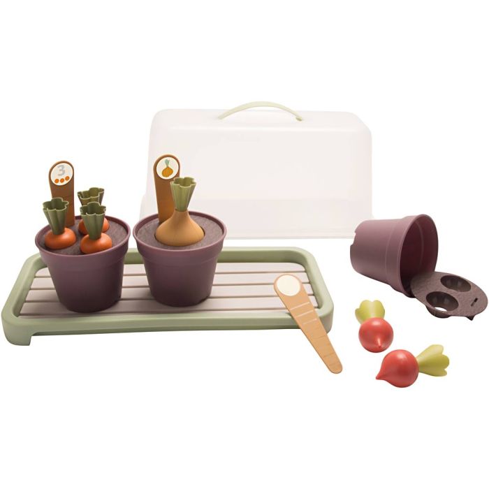 dantoy Green Garden Planteringsset för Grönytor, mixade färger, 18 delar/ 1 set