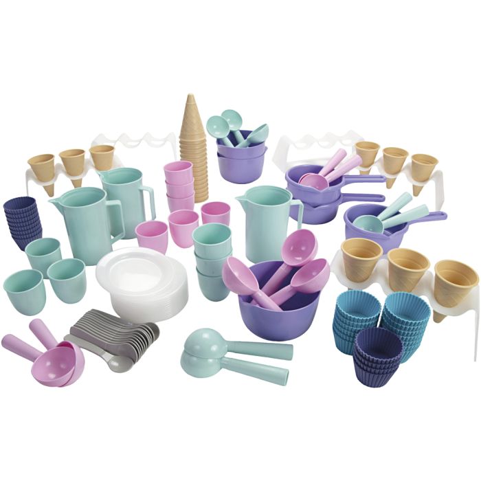 dantoy Sandset Kakor och Glass, 112 st./ 1 set