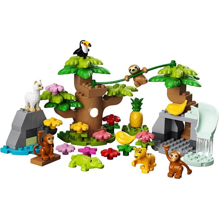 LEGO® DUPLO® Sydamerikas Vilda Djur, 71 delar/ 1 förp.