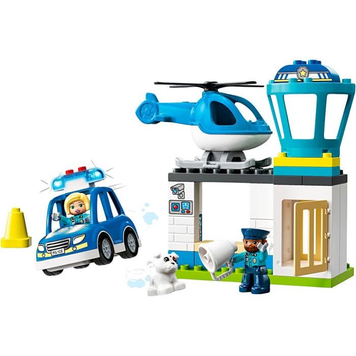 LEGO® DUPLO® Polisstation &amp; Helikopter, 40 delar/ 1 förp.