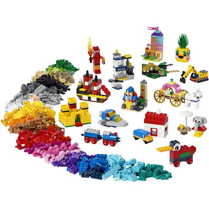LEGO® 90 år av lek, 1100 delar/ 1 förp.