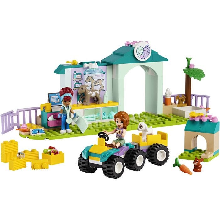 LEGO® Friends Bondgårdsdjurens Veterinärklinik, 161 delar/ 1 förp.