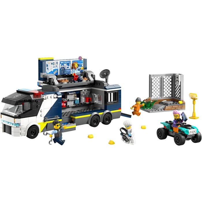 LEGO® City Polisens mobila laboratoriebil, 674 delar/ 1 förp.